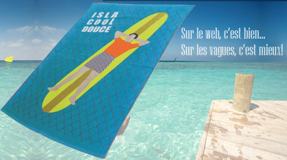 SERVIETTE «Surfeur»